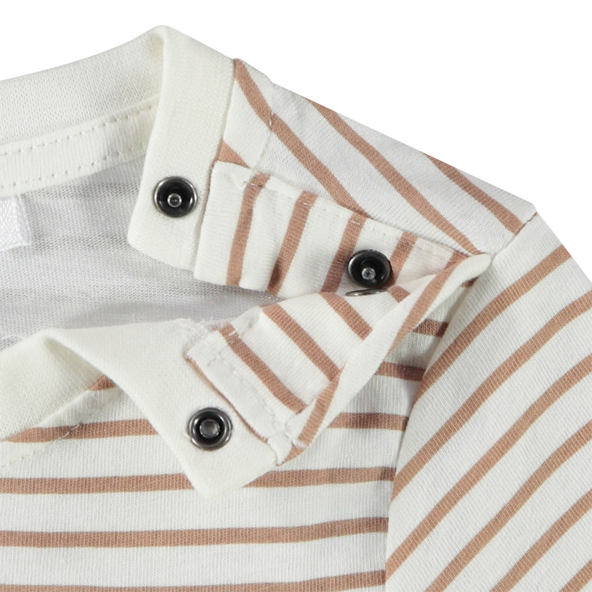 Ensemble 2 pièces avec t-shirt rayé pour bébé garçon 