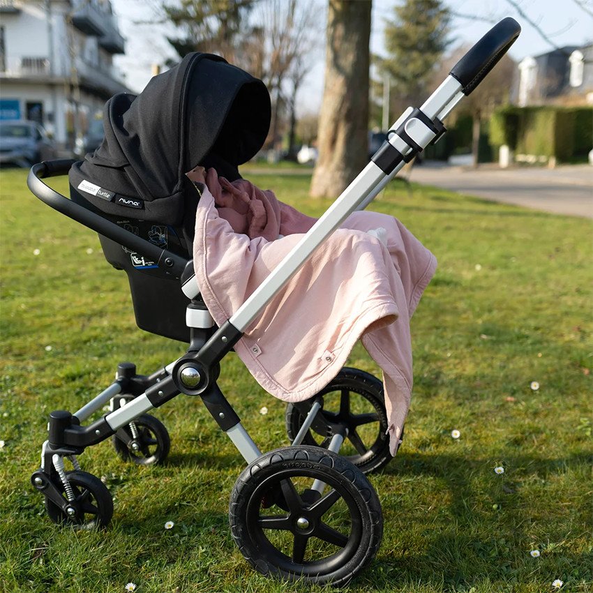 Couverture enveloppante Quilted + Jersey Blush 0-12M 