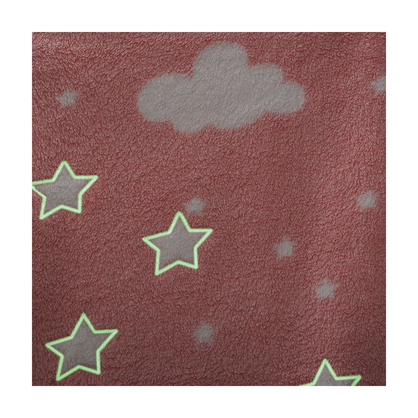 Plaid phosphorescent - Rose  