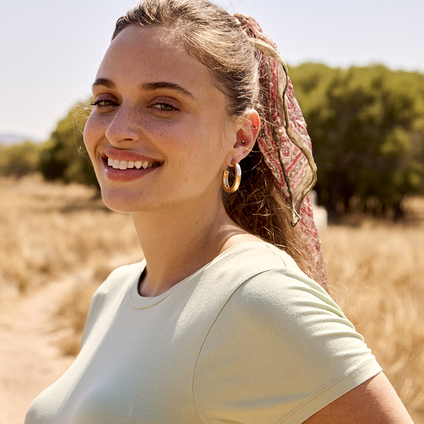 Robe de grossesse manches courtes moulante unie 