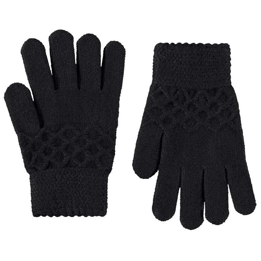Gebreide fantasiehandschoenen meisjes 