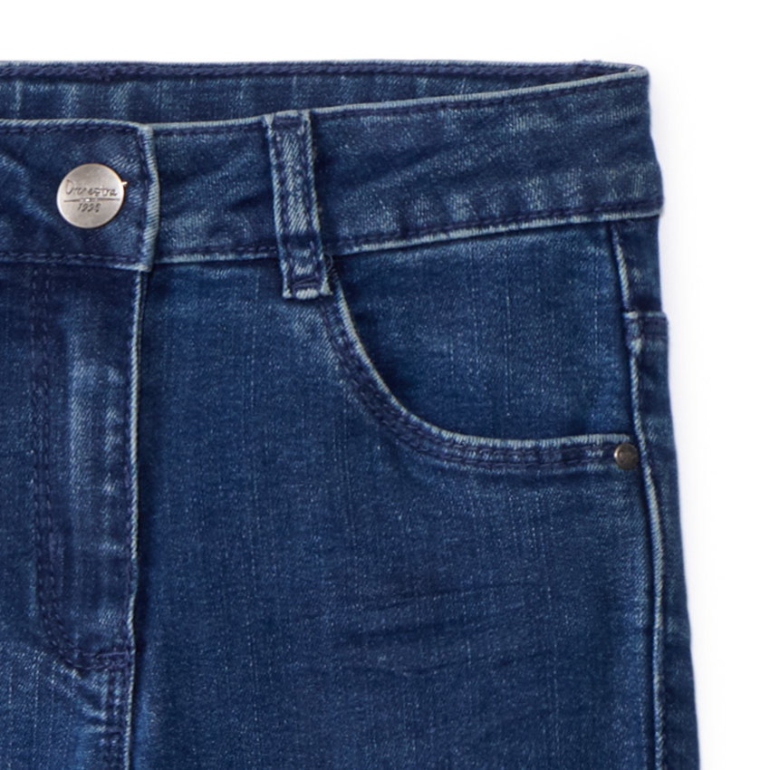 Jean en denim coupe évasé pour fille 