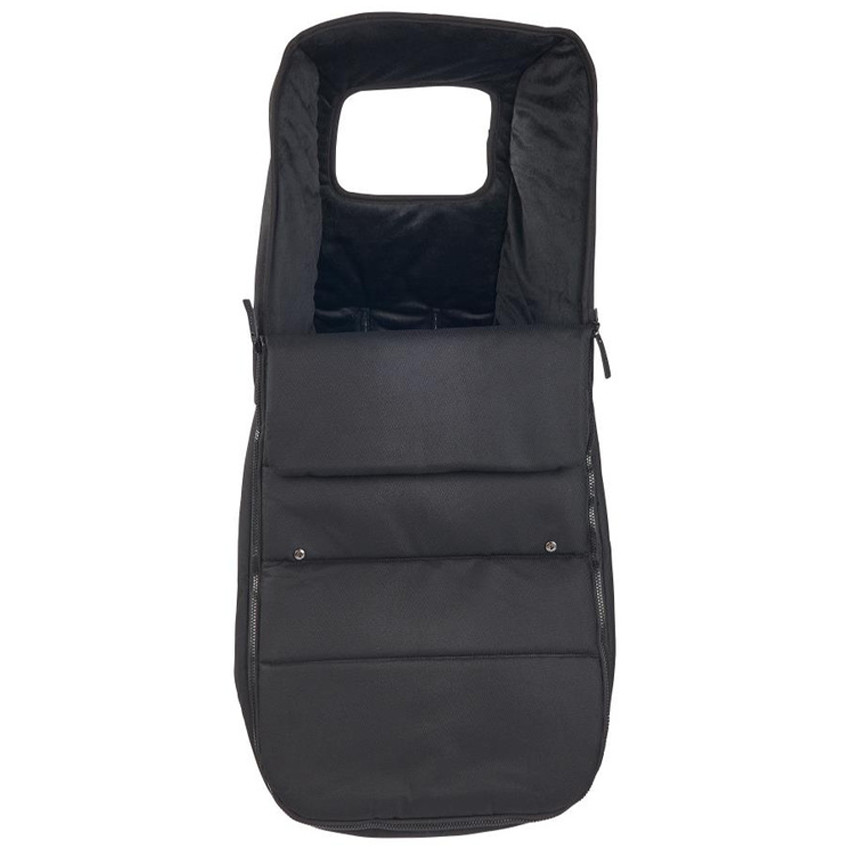 Chancelière poussette chaud Black 