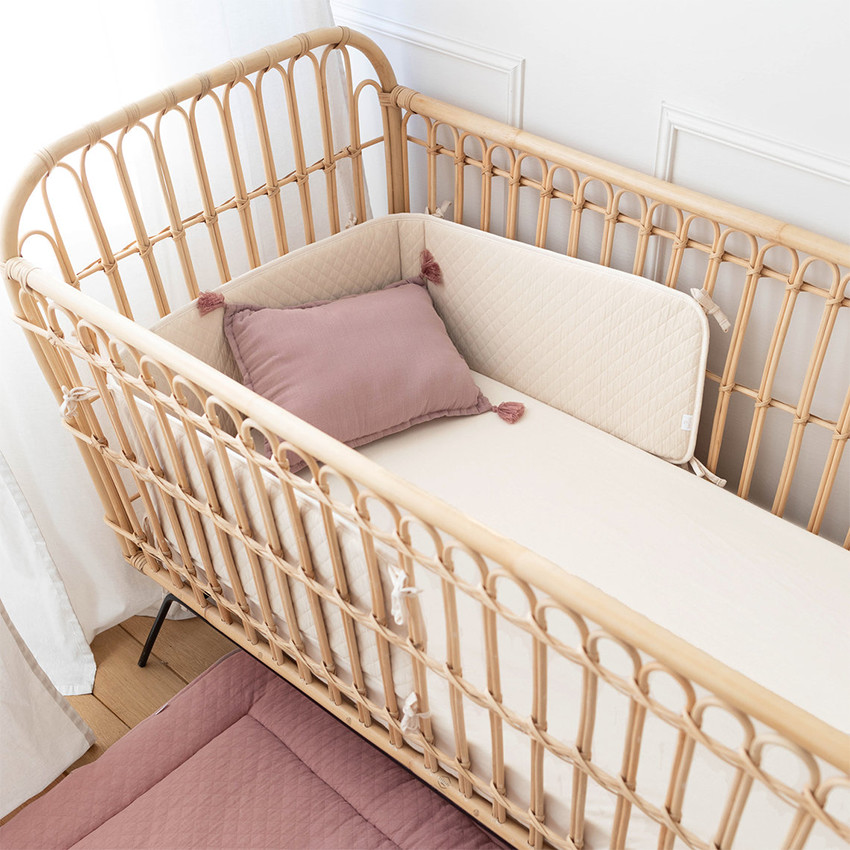 Drap Housse Coton Jersey 70x140cm Cream 