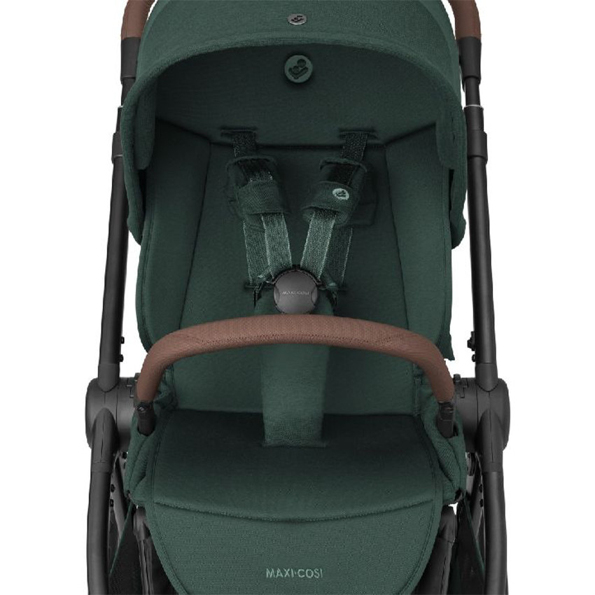 Kinderwagen + draagmand Oxford Plus Twillic Green 