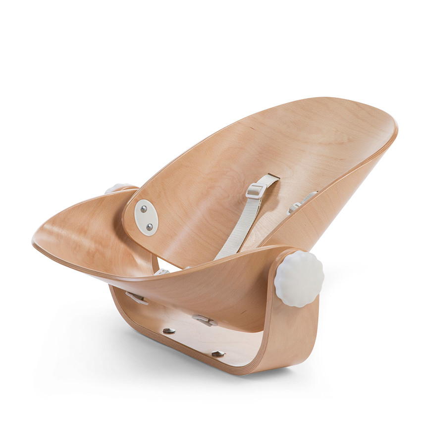 Transat Newborn pour chaise haute Evolu en bois coloris naturel 