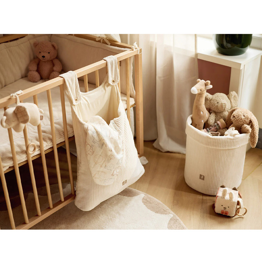 Sac de rangement pour parc - Oatmeal - Cloudy Rib 