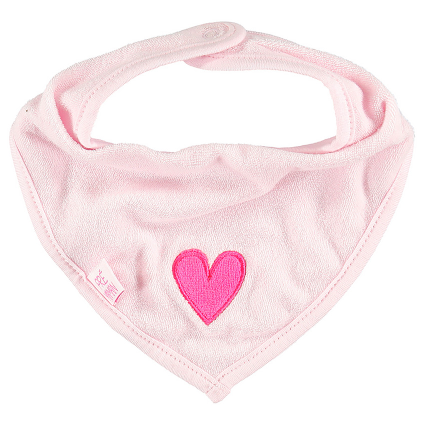 Bavoir forme bandana motif brodé 