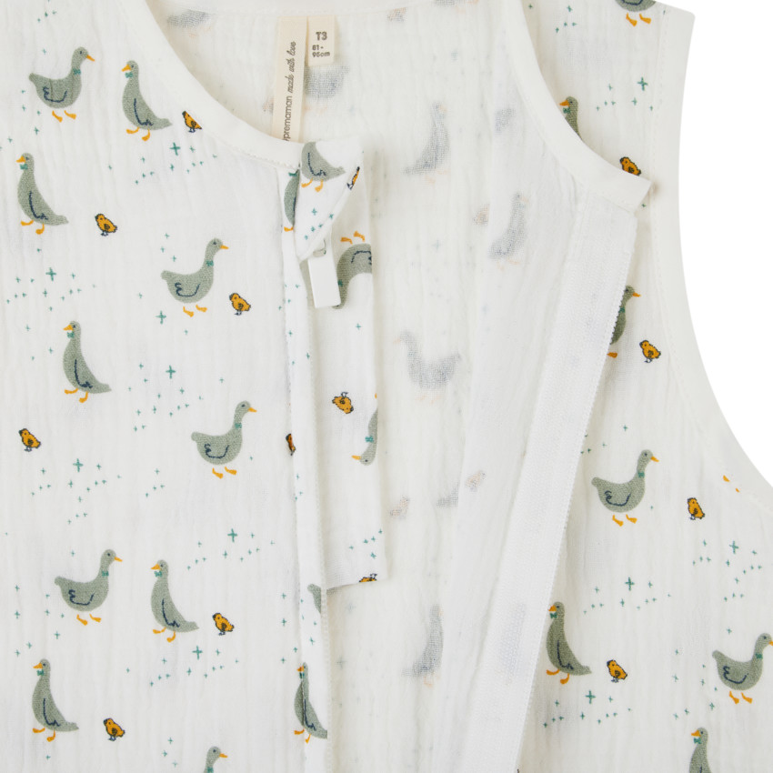 Gigoteuse sans manches TOG 0.5 imprimé oies T3 