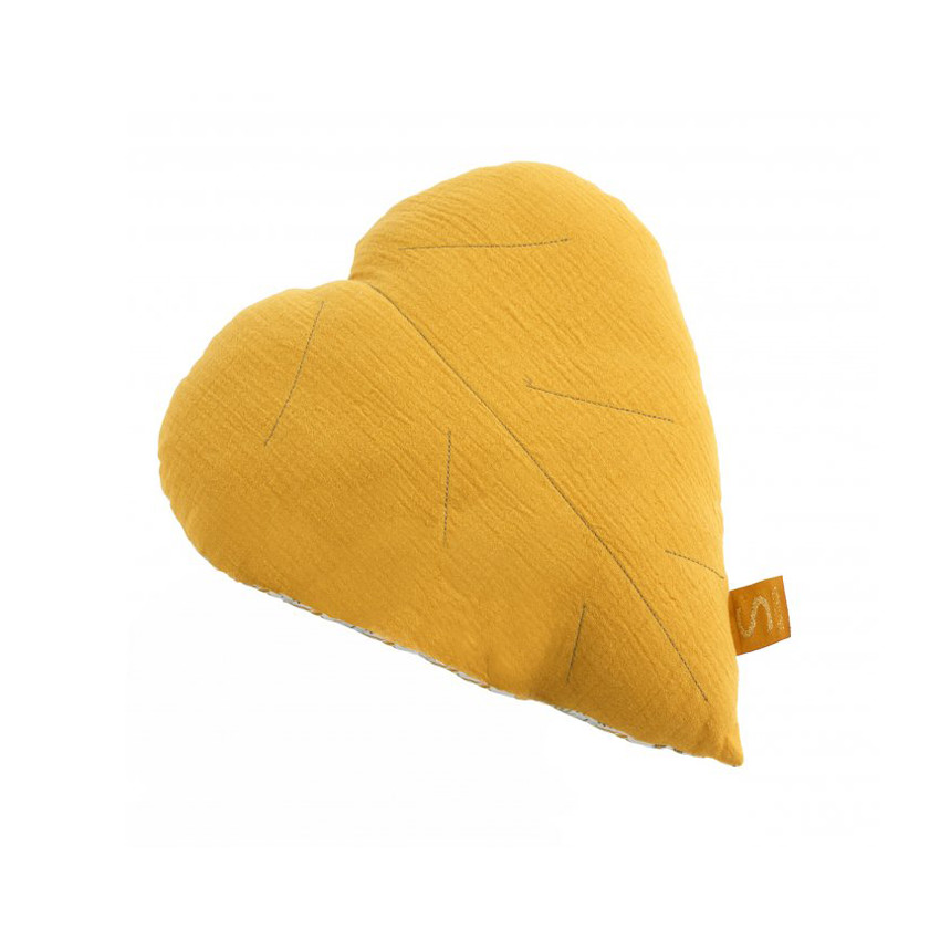 Coussin décoratif Promenons-nous - Jaune Topaze 