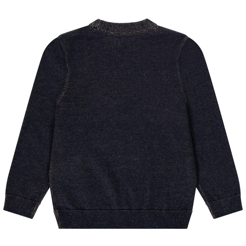 Pull en tricot motif tigre pour enfant garçon 