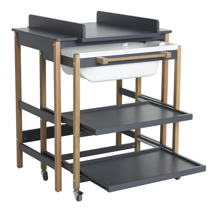 Badmeubel Smart Luiertafel + Bad Moonshadow Natural 