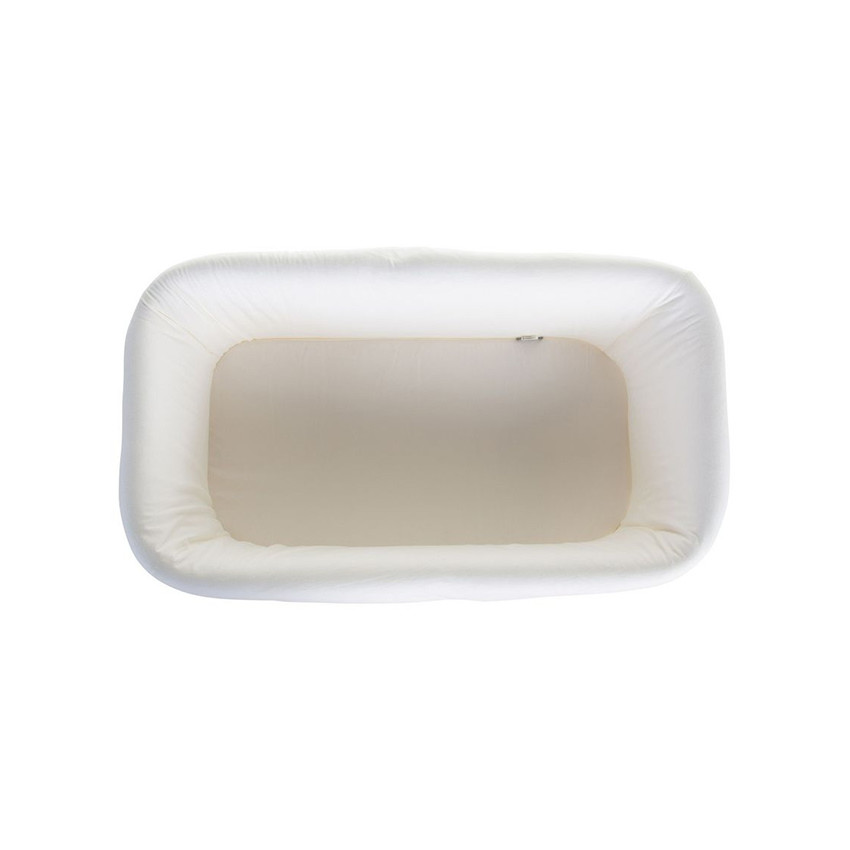 Berceau en rotin 80 x 40 cm + matelas + habillage en jersey 