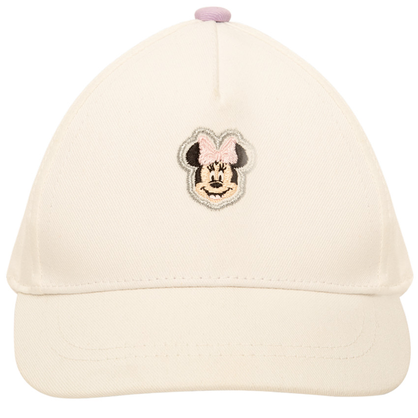 Casquette en popeline avec broderie Minnie Disney pour bébé fille 