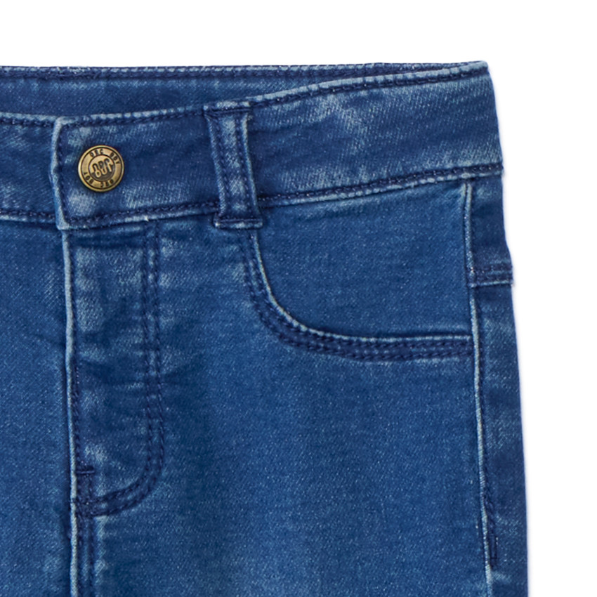 Jean effet denim uni pour bébé garçon  