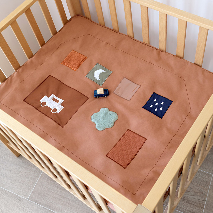 Tapis de Parc & Jeu Housse 75x95cm Pure Coton Moka 