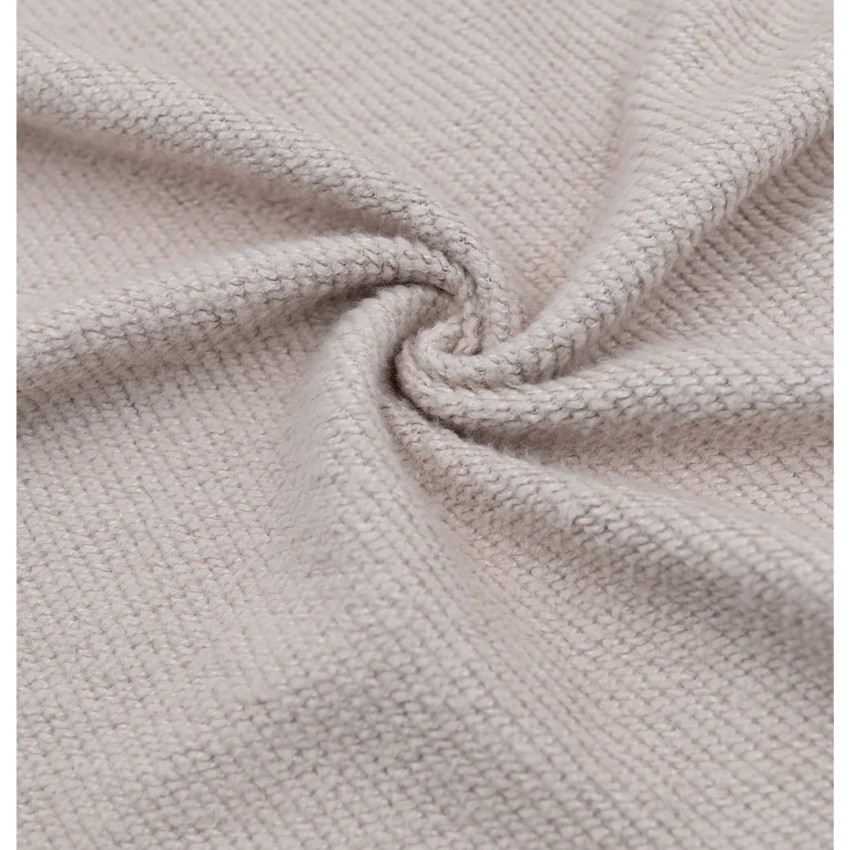 Deken brushed - Mélange sand - 80x80 cm 