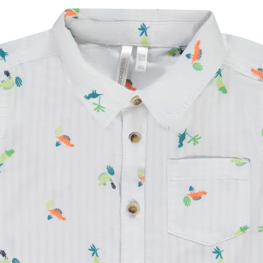 Ensemble 2 pièces imprimé dinosaures pour bébé garçon 