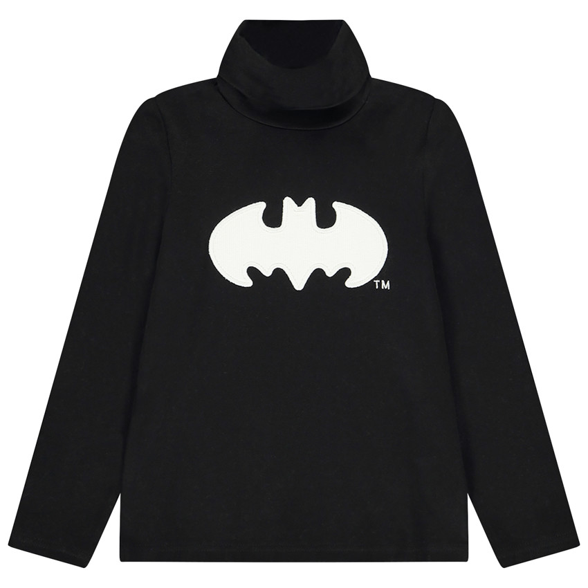 Rolkraag T-shirt met Batman-print voor jongens 