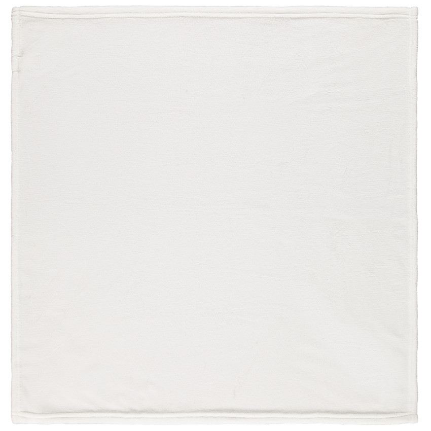 Effen sherpa deken 80 x 80 cm 