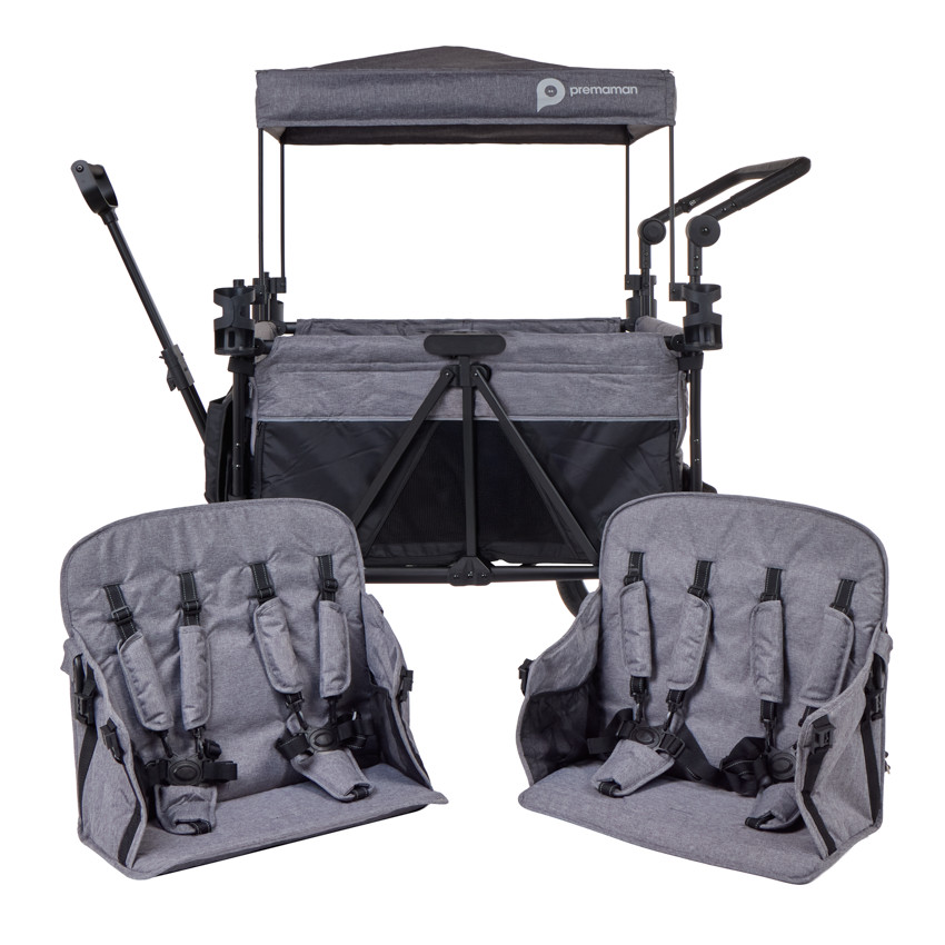 Meerdere kinderwagen - 4 plaatsen 