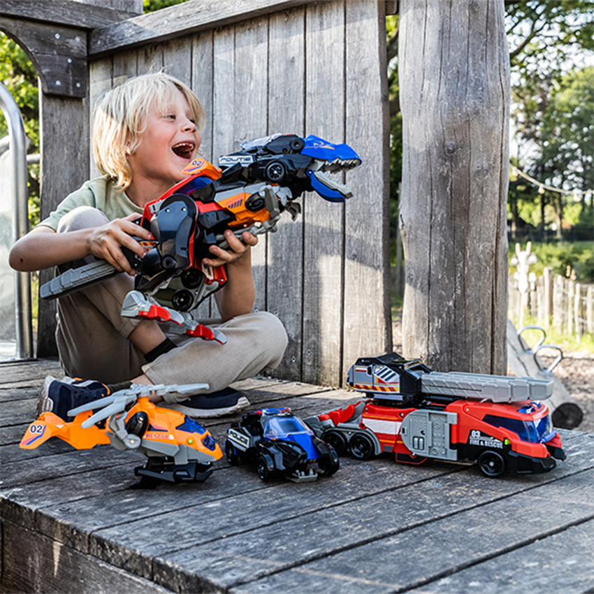 Switch & Go Dinos Trio, le méga T-Rex SOS 3 en 1 