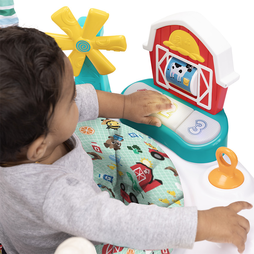 Balancelle et jumper d'activités 2 en 1 avion Farm Explorers 