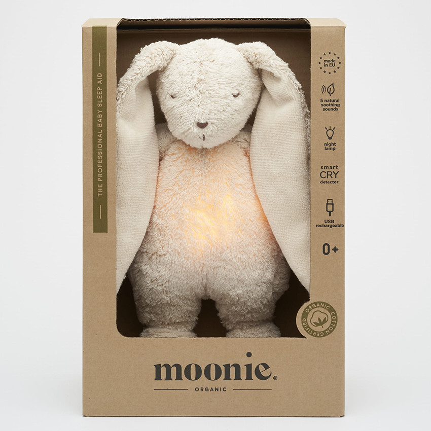 Knuffel Nachtlamp The Humming Bunny 2.0 Sand 