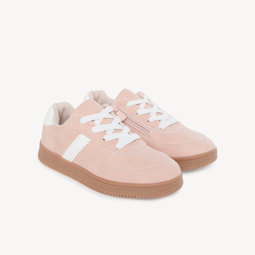 Lage sneakers van kunstleer meisjes 