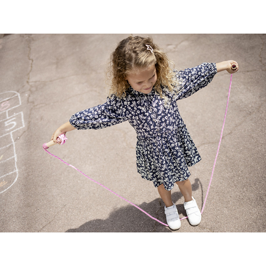 Jurk met lange mouwen en bloemenprint, met ruimzittende snit 