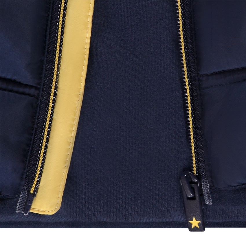 Doudoune sans manche en polyester effet color block pour bébé garçon 