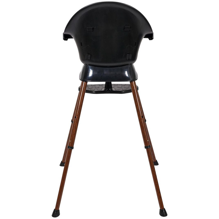 Chaise haute évolutive Ultimo 3 Luxe Black/Walnut 