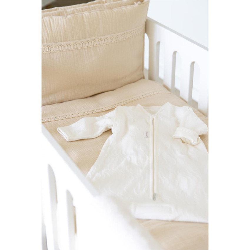 Slaapzak 70cm + mouwen Boho Ivory 