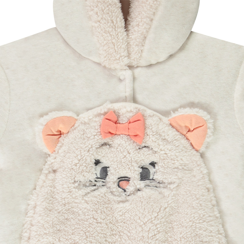 Combi-pilote en velours Marie Disney pour bébé fille avec finitions différentes selon l'âge 