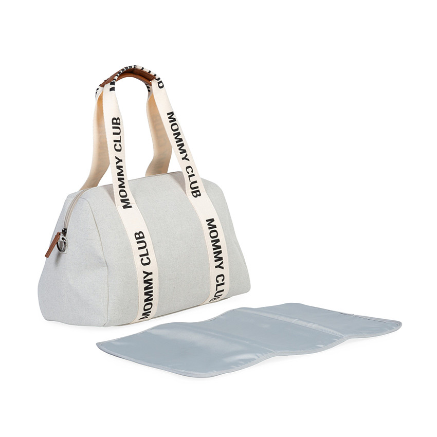 Luiertas Mommy Club Signature + verschoonmat off white 