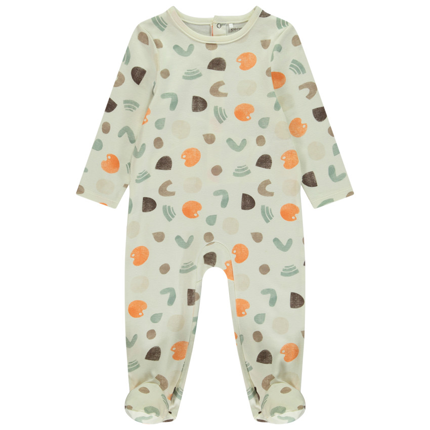 Dors-bien imprimé arty pour bébé avec ouvertures différentes selon l'âge 