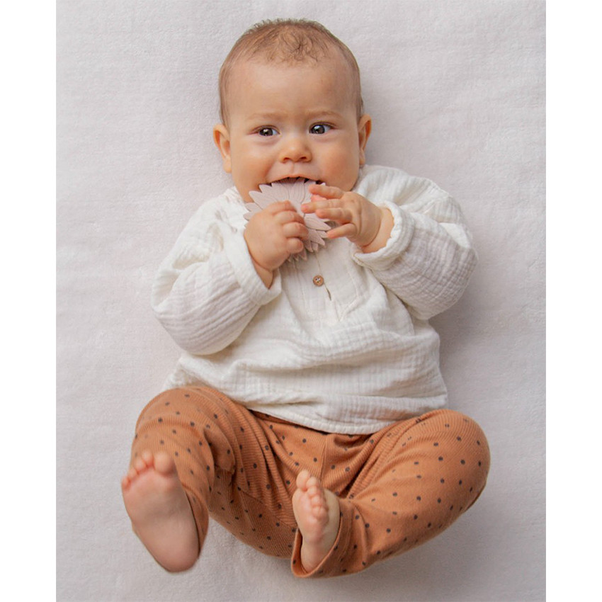 Anneau de dentition silicone Tournesol Nougat 