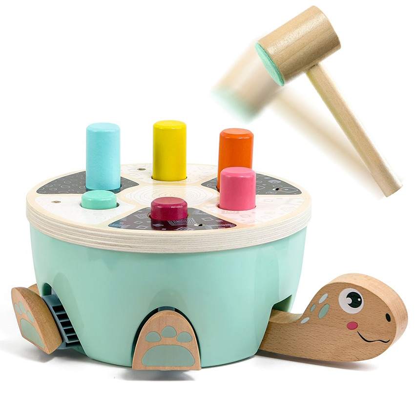 Jeu de Tape-Tape Tortue avec marteau 18m+ 