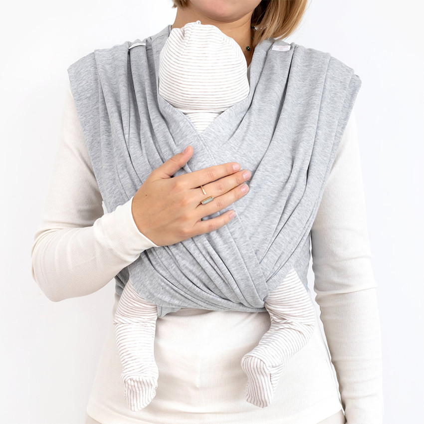 Porte bébé Echarpe Duo -T1- Mix Grey 