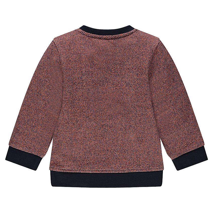 Sweat en molleton fantaisie avec badges patchés 