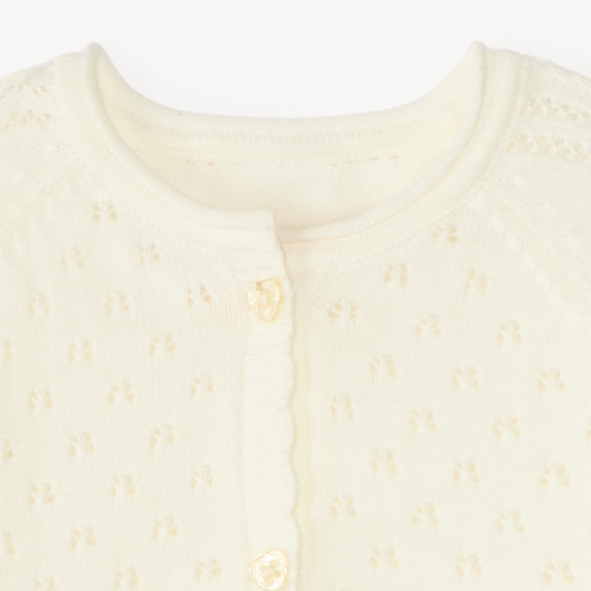 Boléro vestje van gehaakt kant voor babymeisjes 