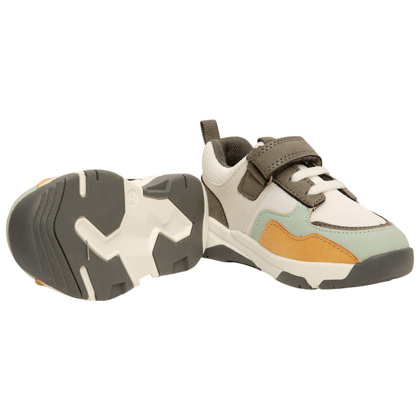 Baskets de sport à empiècements contrastés pour garçon 