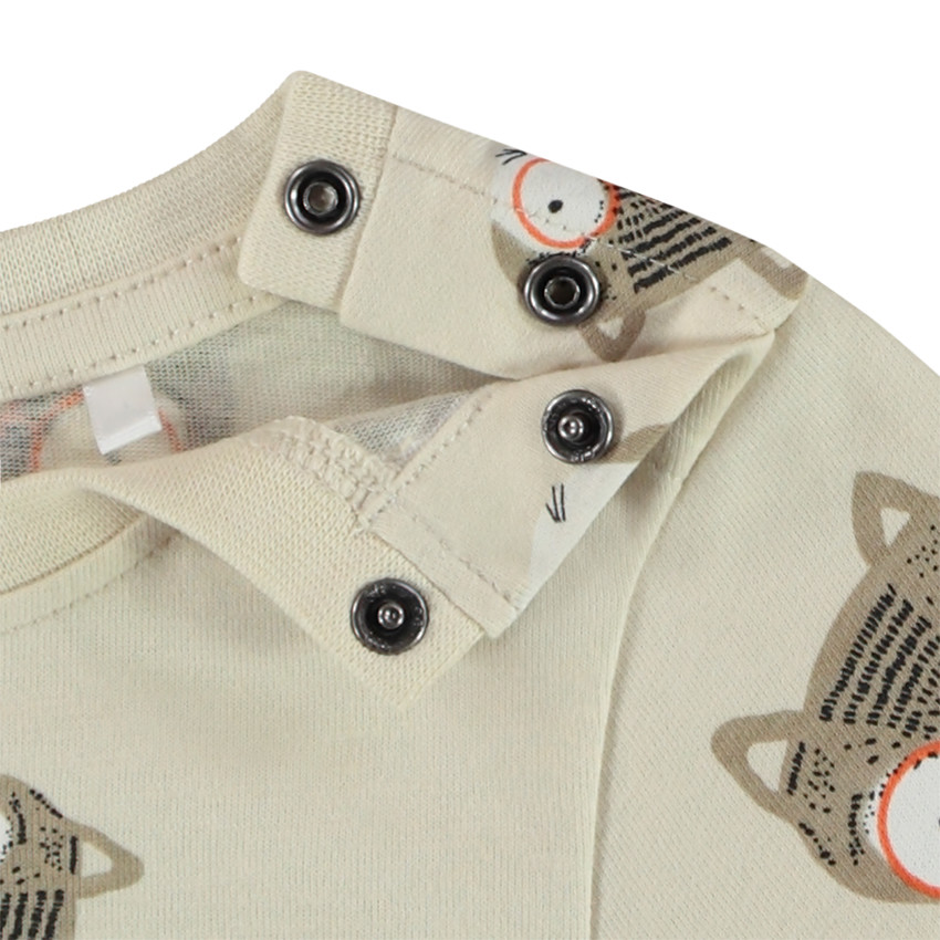 T-shirt manches longues imprimé animaux pour bébé garçon 