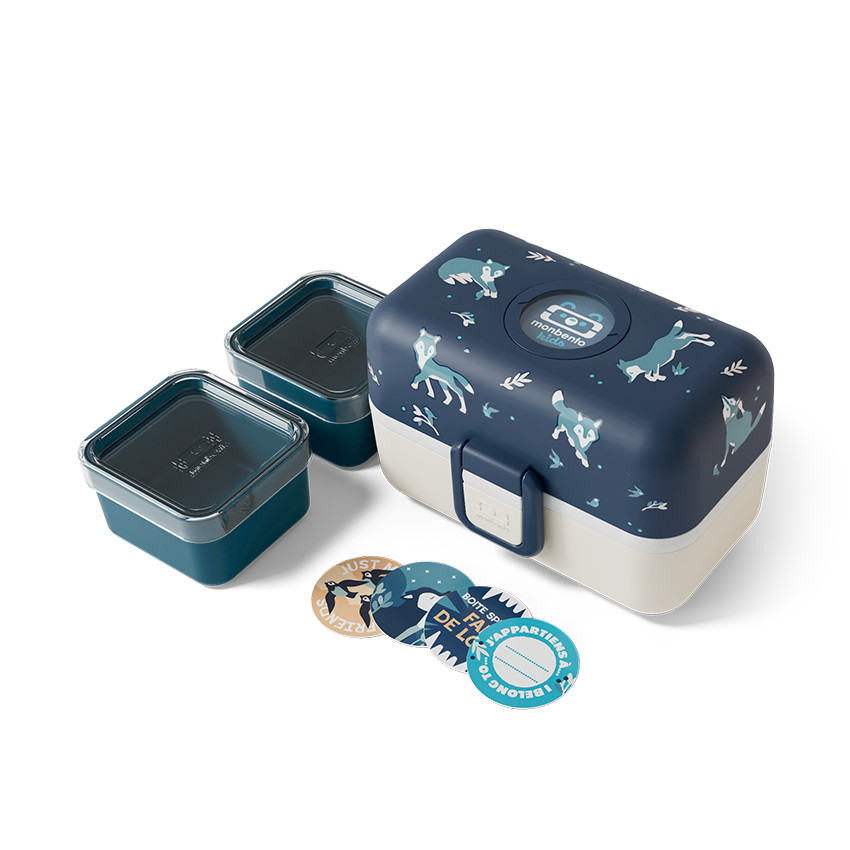 Lunchbox 800ml Tresor wolf bleu 