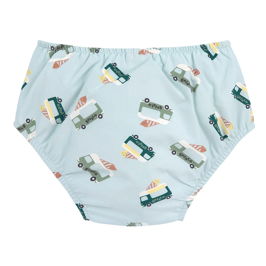 Couche de natation T62/68 (3 à 6 mois) Ice Cream Truck Illusion Blue 