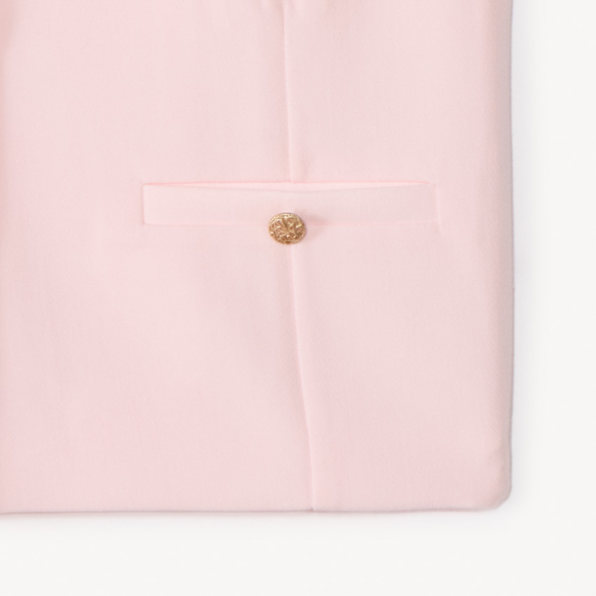 Veste sans manches style blazer fille 