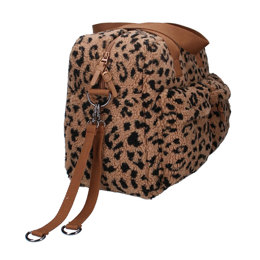 Sac à langer Sherpa Léopard Caramel 