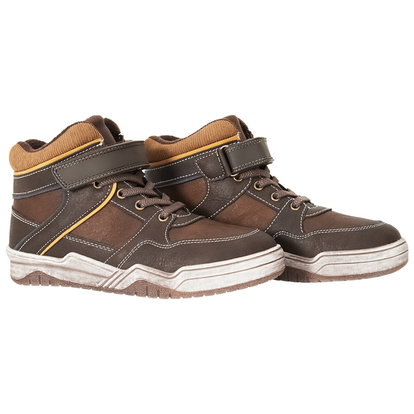 Bottines met velcro en elastieken voor jongens 