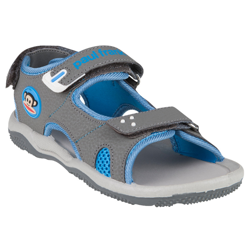 Open schoenen in rubber patch 