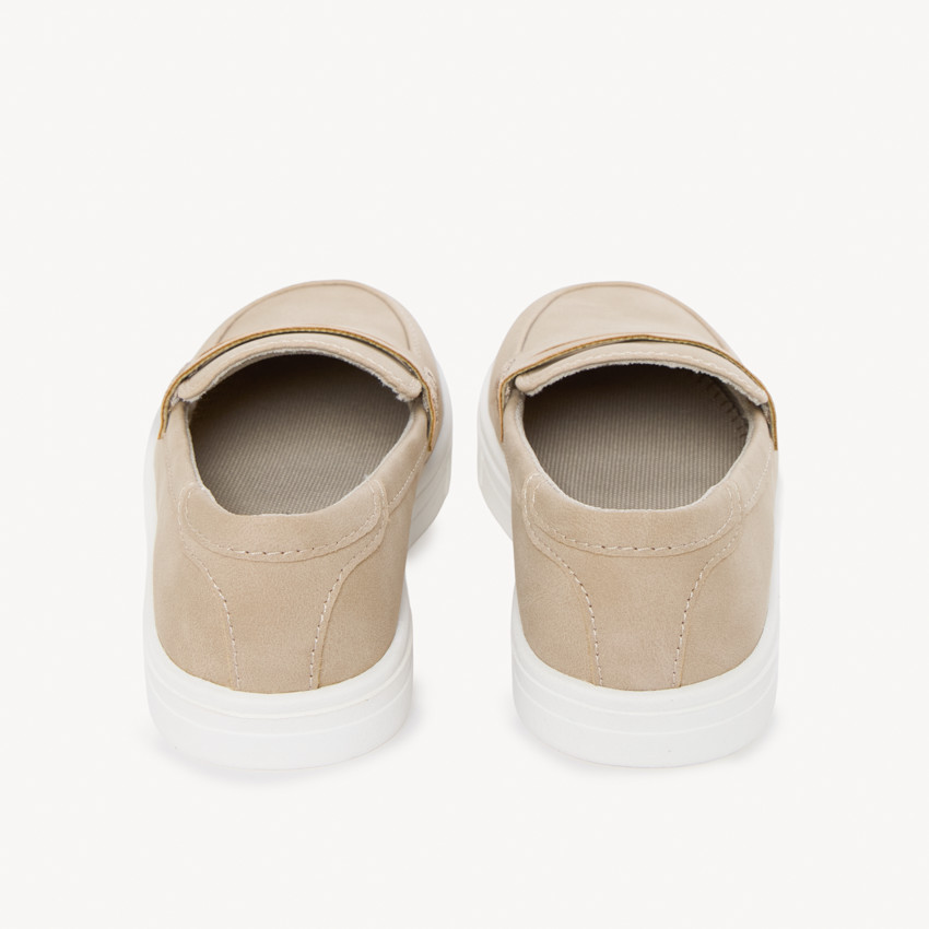 Chaussures bateau effet nubuck pour garçon 